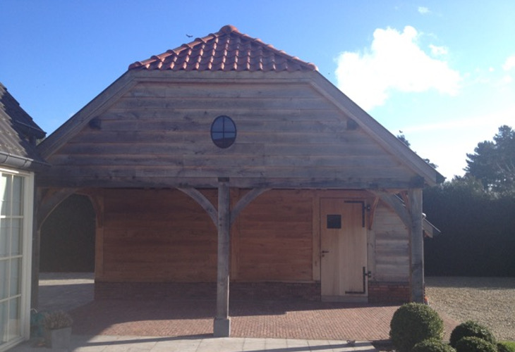 houten bijgebouw